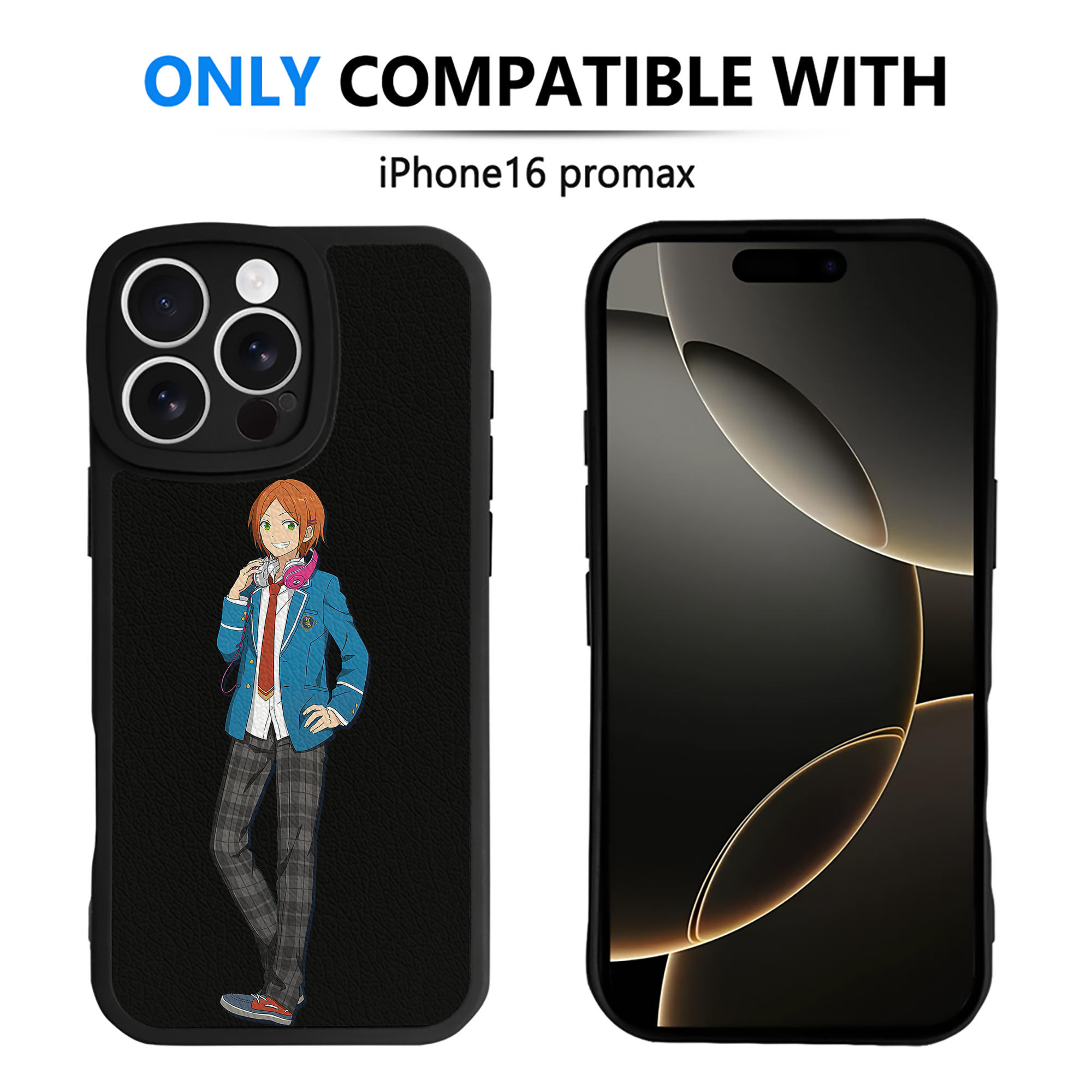 （画像用） あんさんぶるスターズ! Ensemble Stars 【iPhone 16シリーズ対応】シリコンスマホケース（レザー調） 材質：シリコン